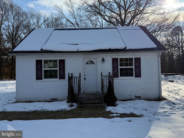 view of bungalow-style house