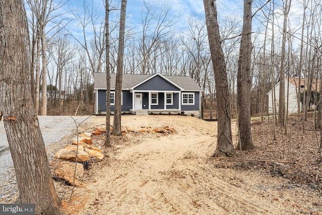 view of ranch-style home