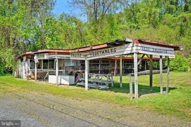 view of parking