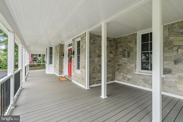 105 E Washington St, Remington, VA 22734 - view of wooden porch