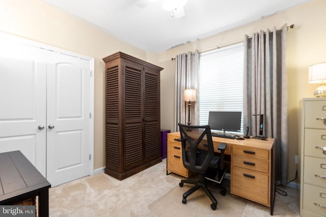 6020 E Greenbrier River Rd E, Fredericksburg, VA 22407 - office space featuring light carpet and ceiling fan