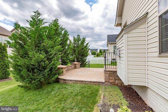 6020 E Greenbrier River Rd E, Fredericksburg, VA 22407 - view of yard with a patio area and cooling unit