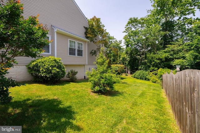 view of yard