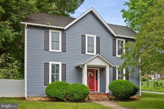404 N Franklin St, Remington, VA 22734 - view of front of property with a shingled roof and entry steps