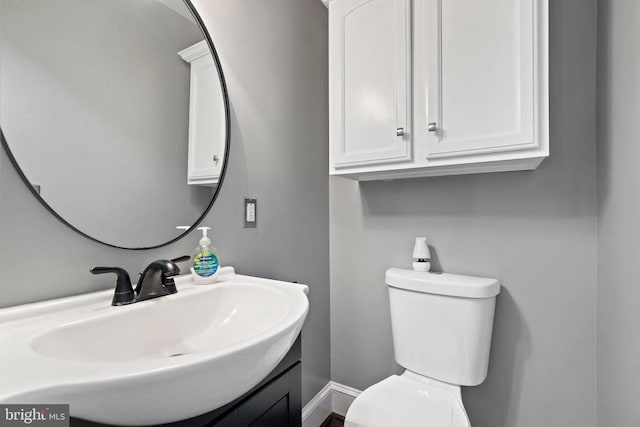 404 N Franklin St, Remington, VA 22734 - bathroom with toilet and vanity