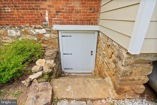  - entry to storm shelter