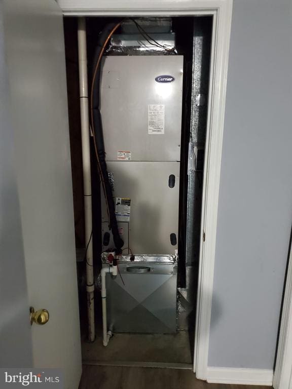  - utility room featuring heating unit