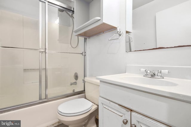 221 Hampton Dr, Spotsylvania, VA 22551 - bathroom featuring vanity and shower / bath combination with glass door