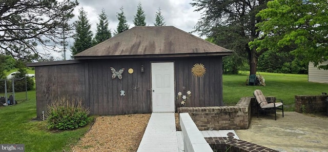  - view of outbuilding