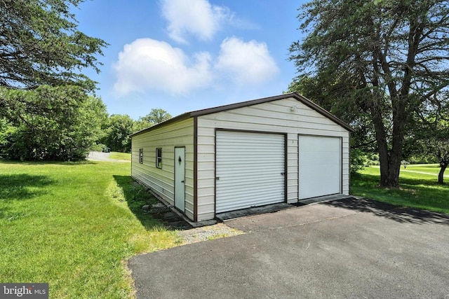  - view of detached garage