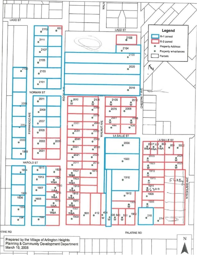 2100 N Ridge Rd, Arlington Heights IL, 60004 land for sale