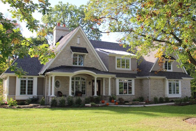 7S410 Arbor Dr, Naperville, IL 60540 - view of front of home featuring a front yard