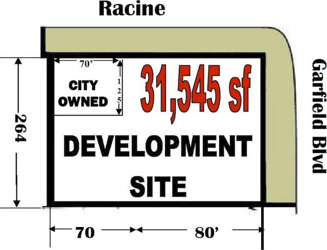 1158 W Garfield Blvd, Chicago IL, 60609 land for sale