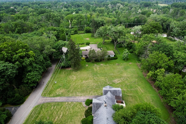 view of aerial view