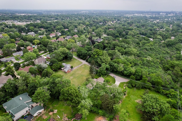 view of aerial view