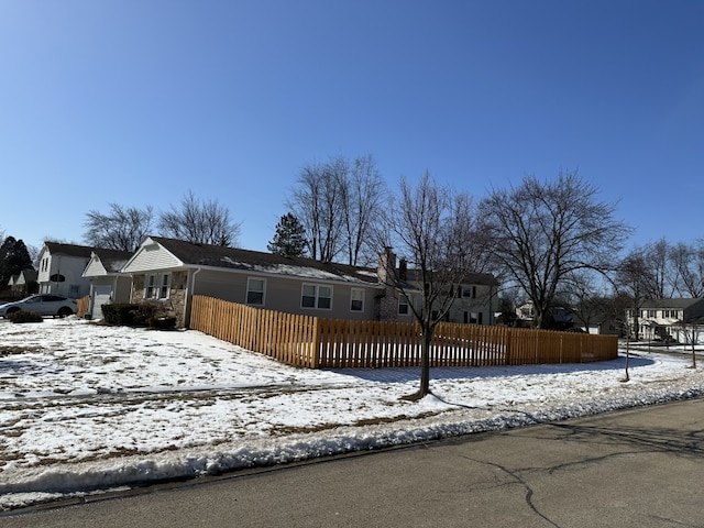 view of front of home