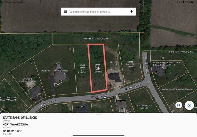 4591 Waa-Kee-Sha Dr, Oswego IL, 60543 land for sale