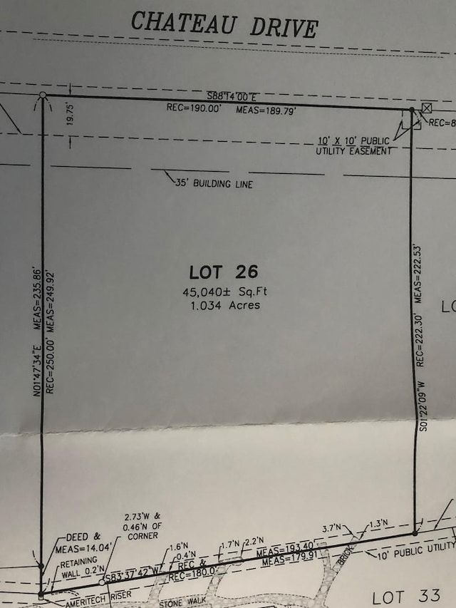 LOT26 Chateau Dr, Dundee IL, 60118 land for sale