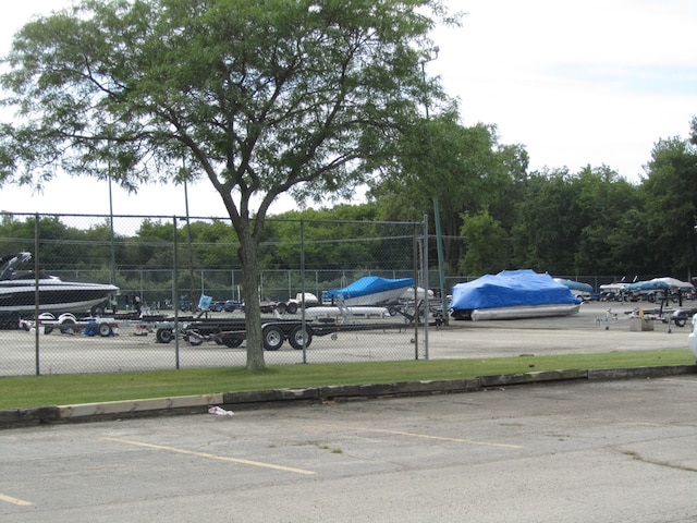 view of parking / parking lot