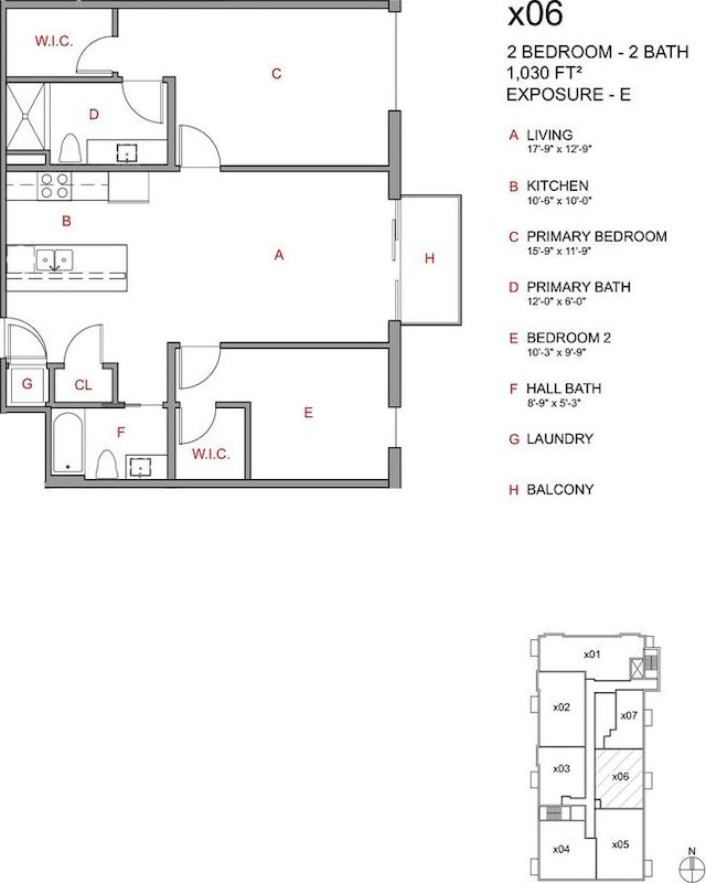 839 Madison St Unit 406, Oak Park, IL 60302 - view of property floor plan