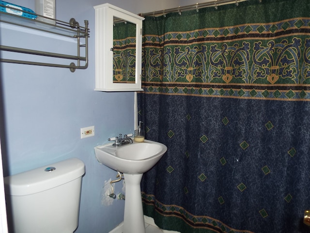 bathroom with toilet