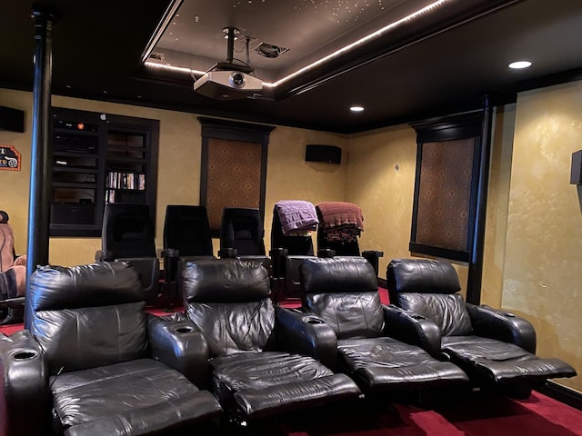 view of home theater room