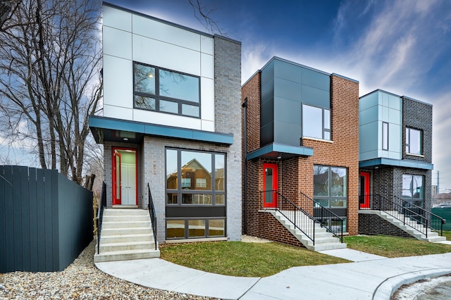2520 S Stark St, Chicago, IL 60608 - view of contemporary house