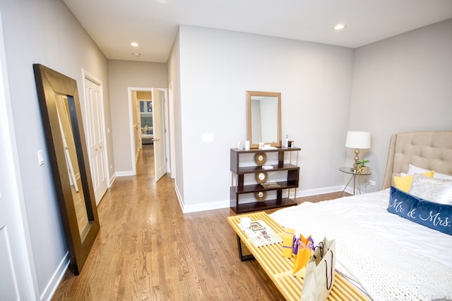 2520 S Stark St, Chicago, IL 60608 - bedroom with a closet and light wood-type flooring
