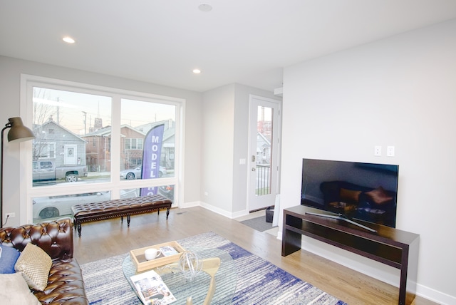 2520 S Stark St, Chicago, IL 60608 - living room featuring light hardwood / wood-style flooring