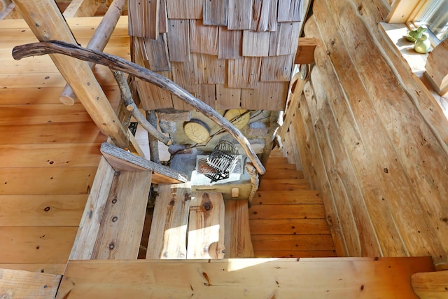 view of staircase