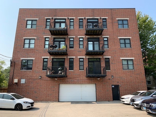 view of building exterior with a garage