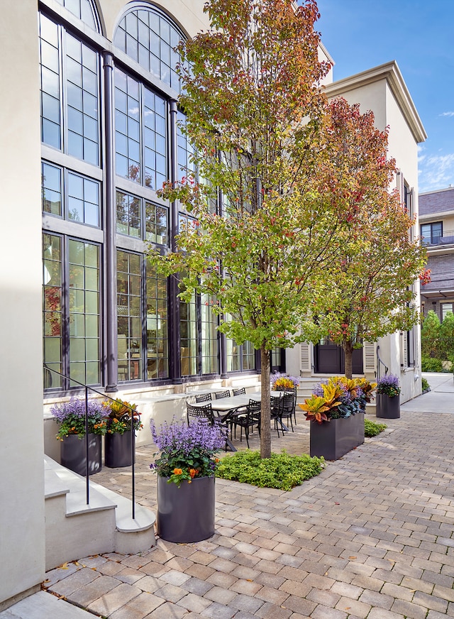 exterior space with a patio