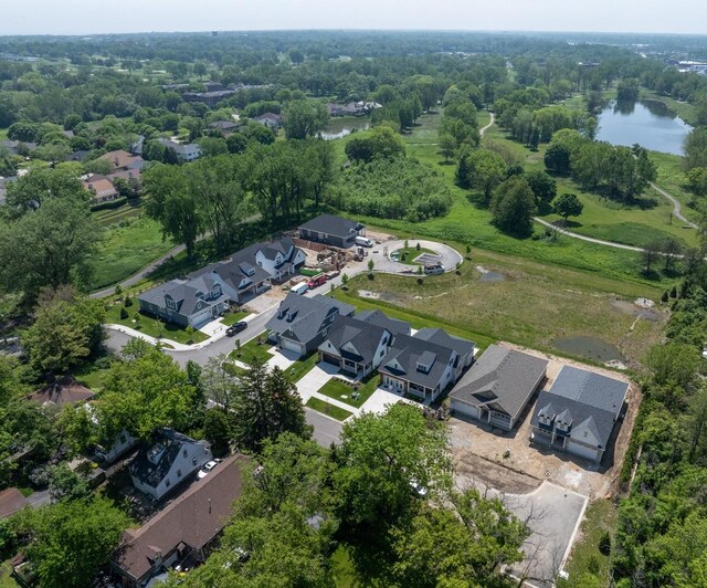 1062 Livingston Ave, Highland Park, IL 60035 - aerial overview of property's location featuring nearby suburban area and a large body of water
