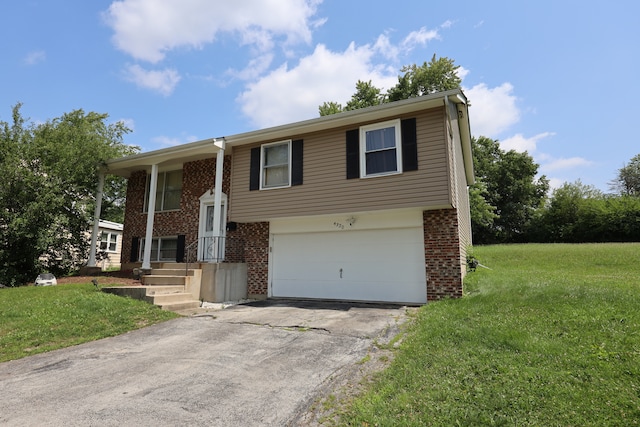4320 177th St, Country Club Hills, IL 60478 - raised ranch featuring a front yard and a garage