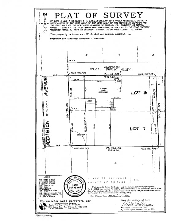 1207 S Addison Ave, Lombard IL, 60148 land for sale