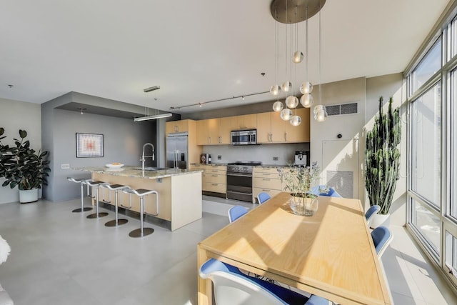510 W Erie St Unit 1801, Chicago, IL 60654 - dining space with track lighting
