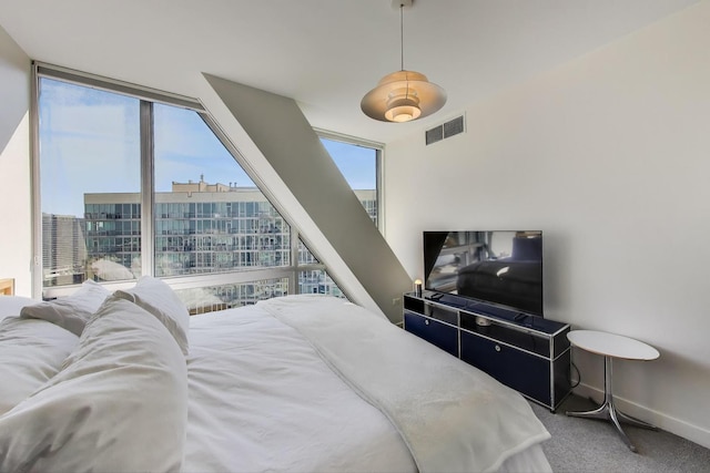 510 W Erie St Unit 1801, Chicago, IL 60654 - bedroom with carpet floors and a view of city