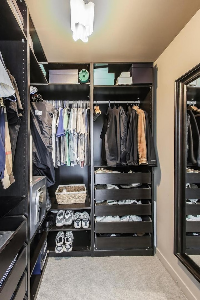 510 W Erie St Unit 1801, Chicago, IL 60654 - walk in closet featuring carpet flooring