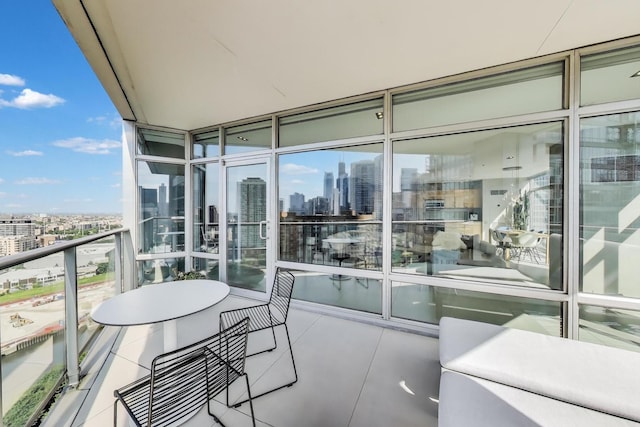 510 W Erie St Unit 1801, Chicago, IL 60654 - balcony featuring a skyline view