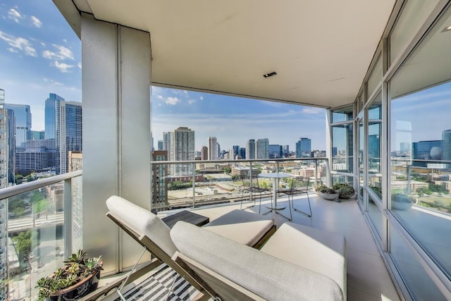 510 W Erie St Unit 1801, Chicago, IL 60654 - balcony featuring a view of skyline