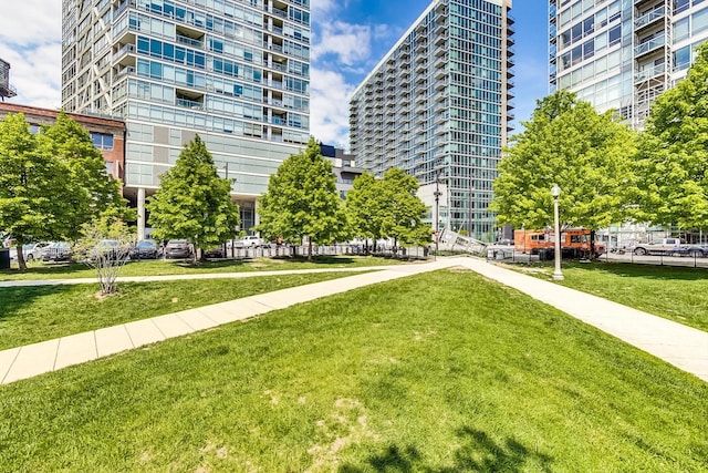 510 W Erie St Unit 1801, Chicago, IL 60654 - view of community featuring a lawn