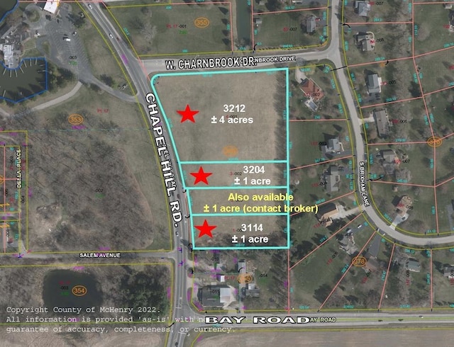 3114 Chapel Hill Rd, Johnsburg IL, 60051 land for sale