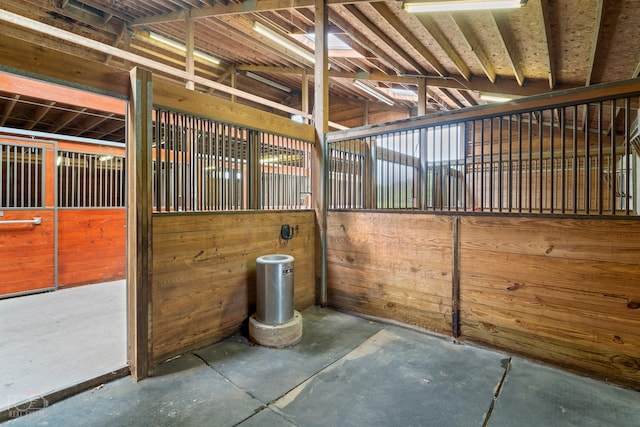 view of horse barn