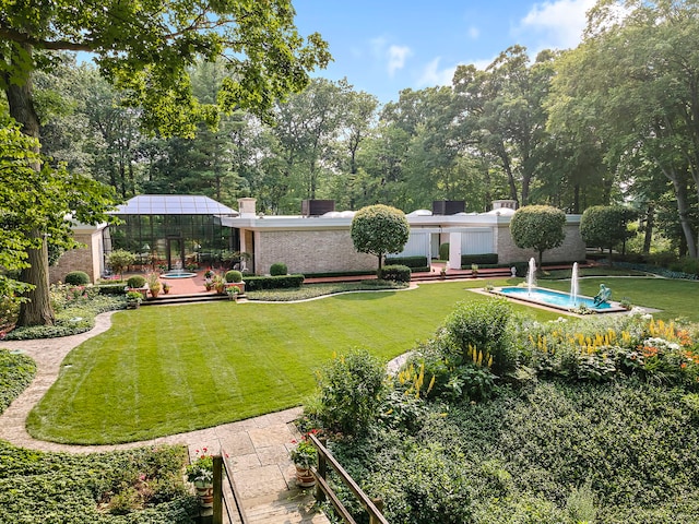 view of yard