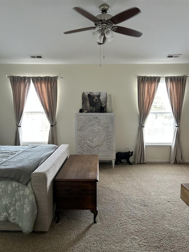 5203 Glenbrook Trl, Mchenry, IL 60050 - bedroom with carpet and ceiling fan