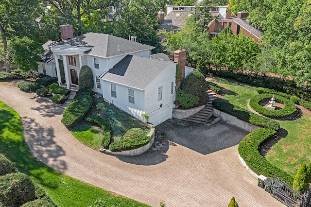 view of birds eye view of property