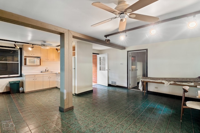 interior space featuring sink