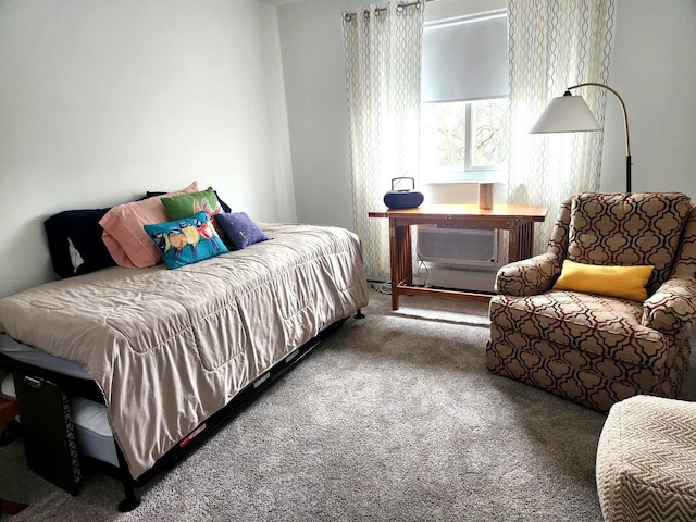 bedroom featuring carpet flooring