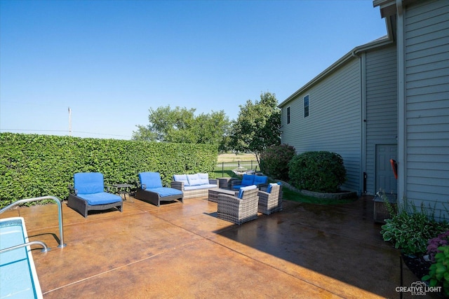 5085 Half Round Rd, Oswego, IL 60543 - view of patio with an outdoor living space