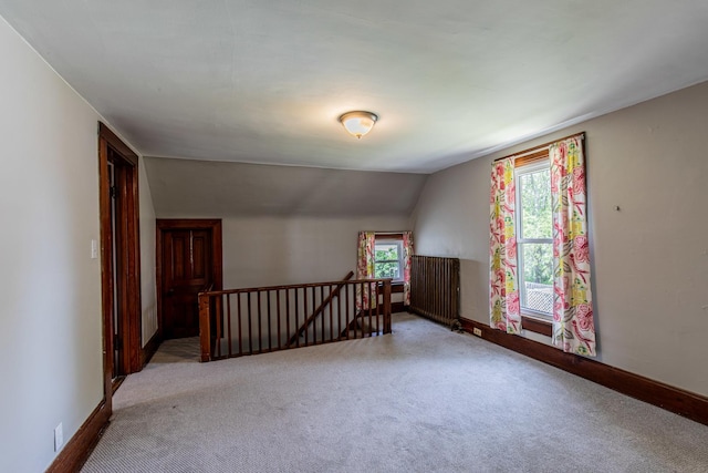 616 N Pleasant St, Princeton, IL 61356 - bonus room featuring carpet flooring, baseboards, and lofted ceiling